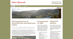 Desktop Screenshot of huonfunerals.com.au